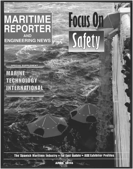 Cover of Maritime Reporter, April 1996