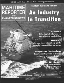 Maritime Reporter cover, September 1996