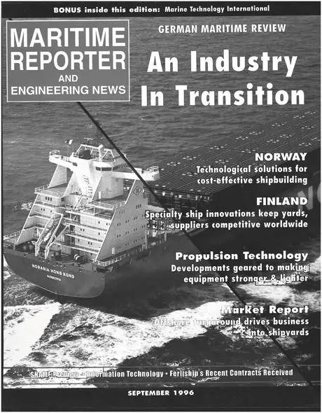 Cover of Maritime Reporter, September 1996