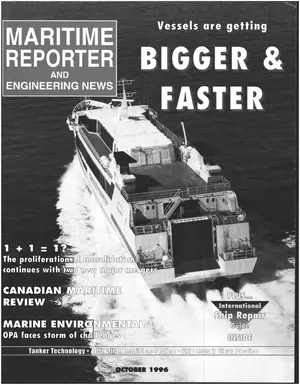 Maritime Reporter cover, October 1996