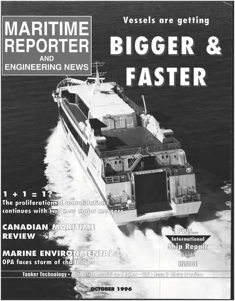 Cover of Maritime Reporter, October 1996