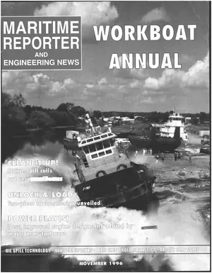 Maritime Reporter cover, November 1996