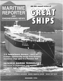 Maritime Reporter cover, December 1996