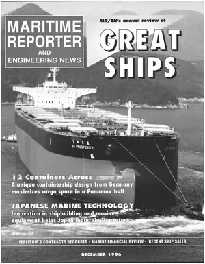 Maritime Reporter cover, December 1996