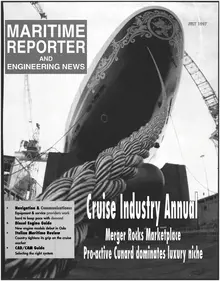 Maritime Reporter cover, July 1997