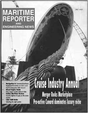 Maritime Reporter cover, July 1997