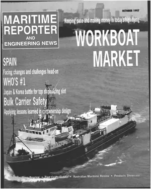 Maritime Reporter cover, October 1997