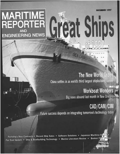 Cover of Maritime Reporter, December 1997