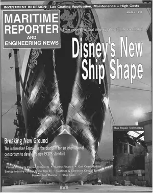 Maritime Reporter cover, March 1998