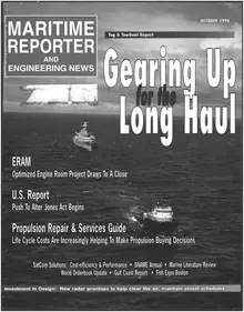 Maritime Reporter cover, October 1998