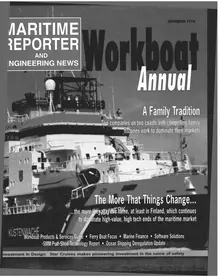 Maritime Reporter cover, November 1998
