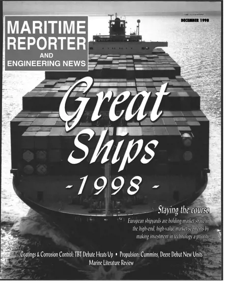 Cover of Maritime Reporter, December 1998