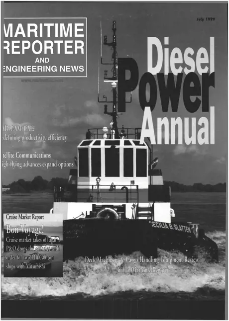 Cover of Maritime Reporter, July 1999