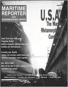 Maritime Reporter cover, August 1999
