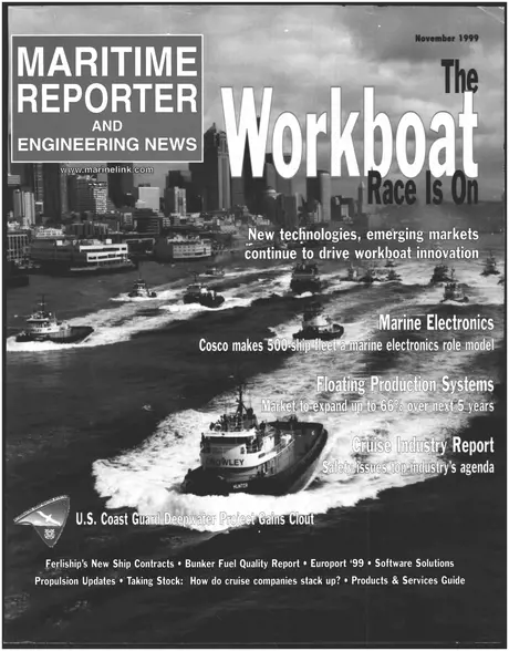 Cover of Maritime Reporter, November 1999