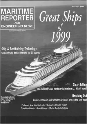 Maritime Reporter cover, December 1999