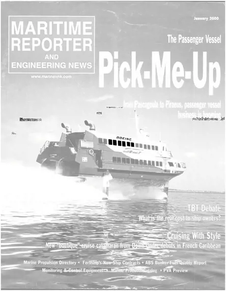 Cover of Maritime Reporter, January 2000