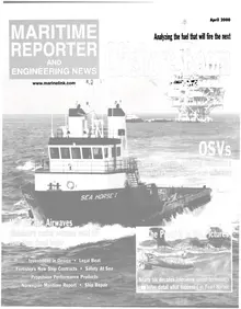 Maritime Reporter cover, April 2000