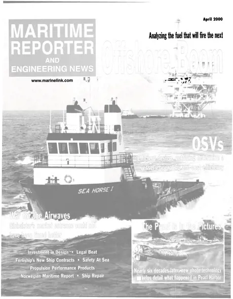 Cover of Maritime Reporter, April 2000