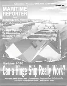 Maritime Reporter cover, September 2000
