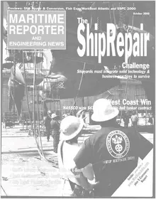 Maritime Reporter cover, October 2000
