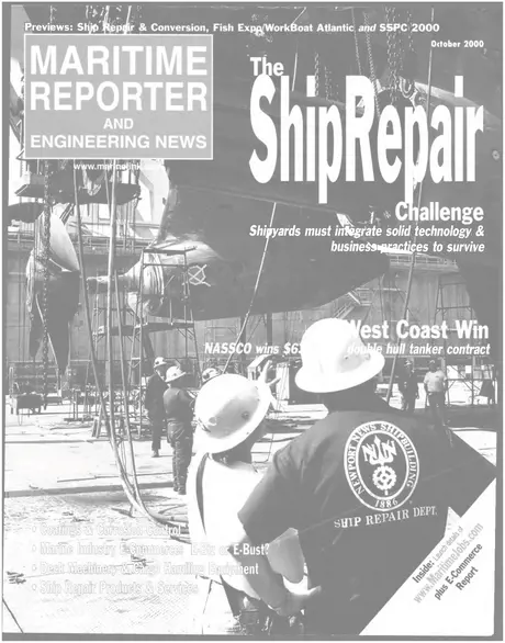 Cover of Maritime Reporter, October 2000