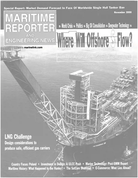 Cover of Maritime Reporter, November 2000