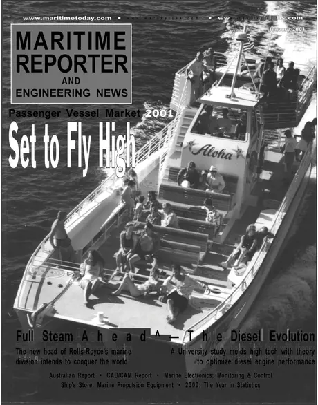 Cover of Maritime Reporter, January 2001