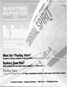 Maritime Reporter cover, May 2001
