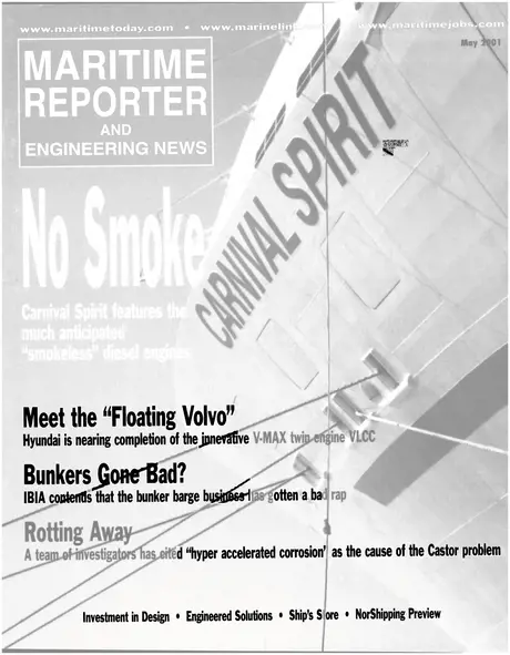 Cover of Maritime Reporter, May 2001