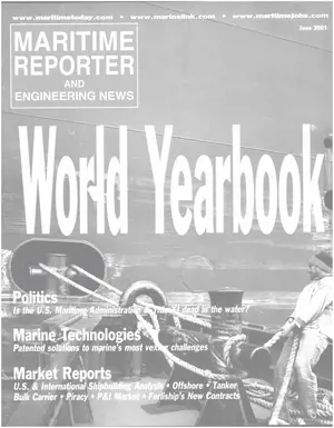 Maritime Reporter cover, June 2001