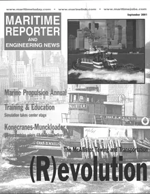 Maritime Reporter cover, September 2001