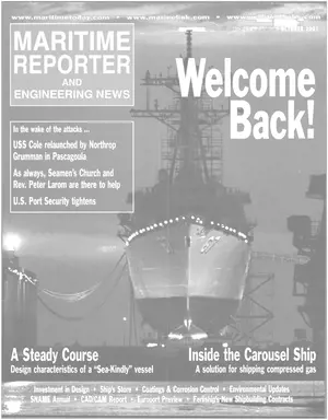 Maritime Reporter cover, October 2001
