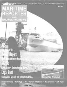 Maritime Reporter cover, May 2002