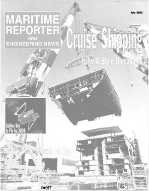 Maritime Reporter cover, July 2002