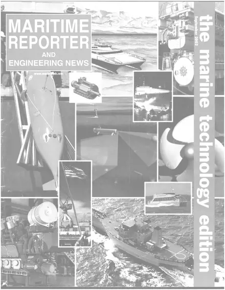 Cover of Maritime Reporter, September 2002