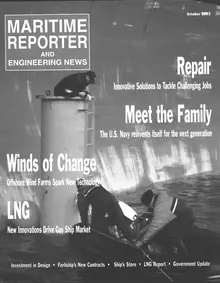 Maritime Reporter cover, October 2002