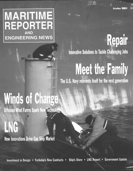 Cover of Maritime Reporter, October 2002