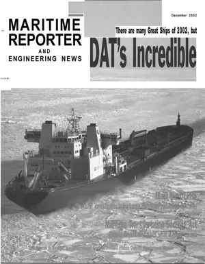 Maritime Reporter cover, December 2002