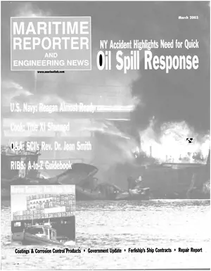 Maritime Reporter cover, March 2003