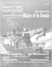 Maritime Reporter cover, April 2003