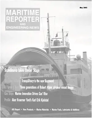 Maritime Reporter cover, May 2003