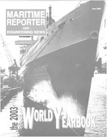 Maritime Reporter cover, June 2003