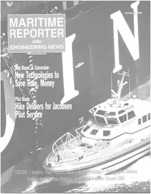 Maritime Reporter cover, October 2003