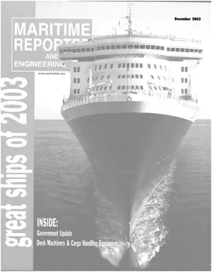 A Maritime Reporter cover from 2003