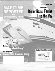 Maritime Reporter cover, January 2004