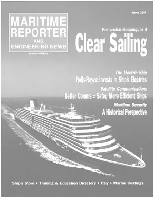 Maritime Reporter cover, March 2004