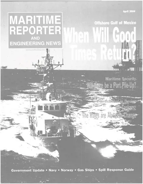 Cover of Maritime Reporter, April 2004