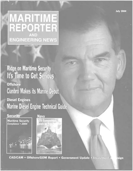 Cover of Maritime Reporter, July 2004