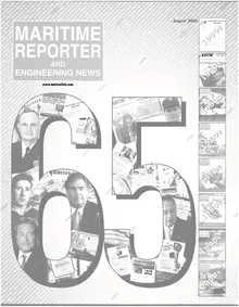 Maritime Reporter cover, August 2004